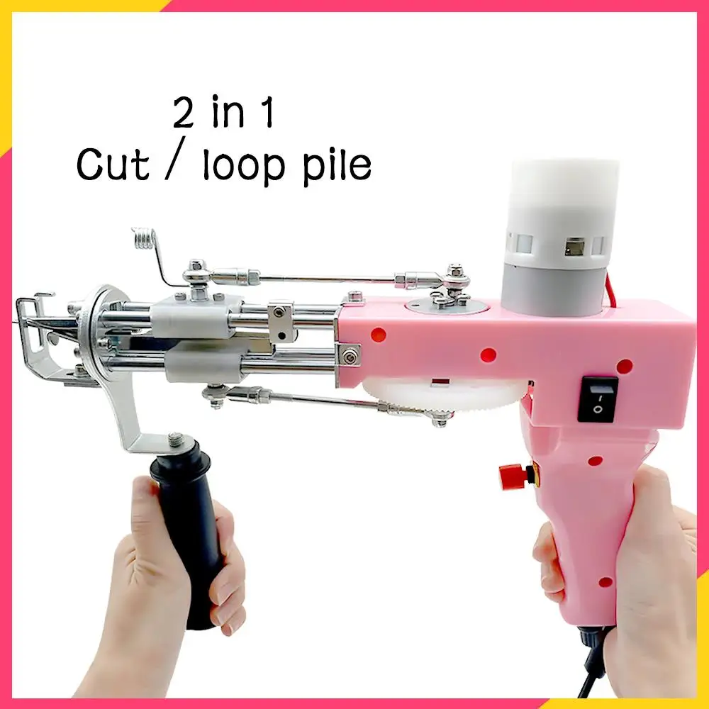 2 IN 1 Tufting Gun Electric Carpet Rug Guns Carpet Weaving Knitting Machine Gift for DIY Knitting & Crochet Supplies EU/US
2 IN 1 Tufting Gun Electric Carpet Rug Guns Carpet Weaving Knitting Machine Gift for DIY Knitting & Crochet Supplies EU/US