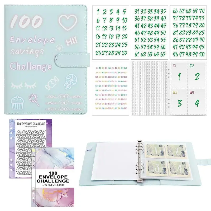 100 Day Challenge Money Saving Binder Waterproof Faux Leather Money Saving Challenge Book A5 Binder Money Saving Envelopes Easy
100 Day Challenge Money Saving Binder Waterproof Faux Leather Money Saving Challenge Book A5 Binder Money Saving Envelopes Easy