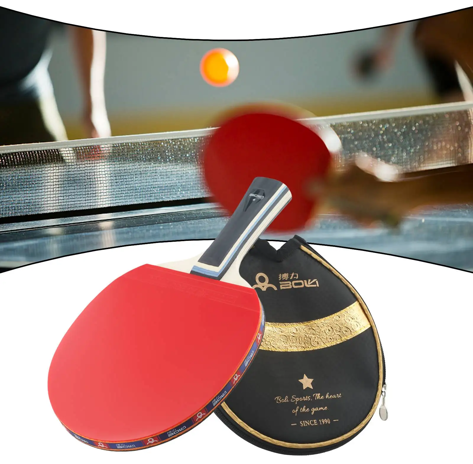 1set Table Tennis Racket With Bag All-round Type Strong Spin 7 Ply Arc Attack Type Offensive Bottom Plate Long Handle Wood Pat
1set Table Tennis Racket With Bag All-round Type Strong Spin 7 Ply Arc Attack Type Offensive Bottom Plate Long Handle Wood Pat