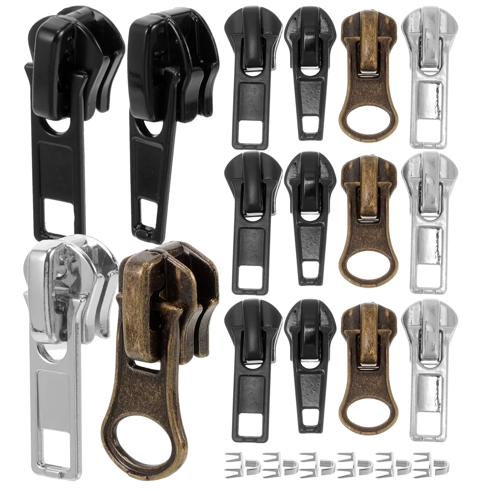 Jacket Zipper Replacement DIY Pull Tab Metal Jackets Replaceable Repair Kit Coat Little Pouch Bag
Jacket Zipper Replacement DIY Pull Tab Metal Jackets Replaceable Repair Kit Coat Little Pouch Bag