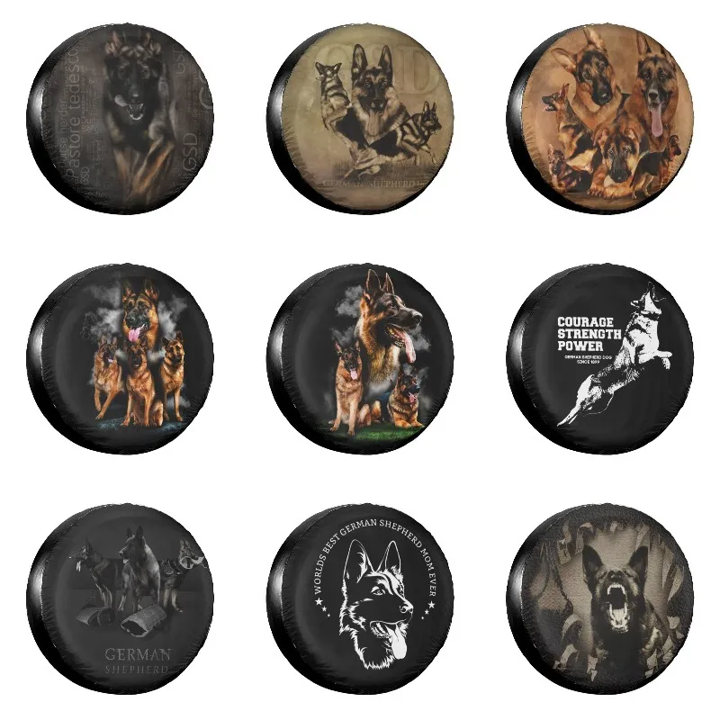 German Shepherd Dog GSD Word Art Spare Tire Cover Case Bag Pouch Animal Wheel Covers for Mitsubishi Pajero 14" 15" 16" 17" Inch
German Shepherd Dog GSD Word Art Spare Tire Cover Case Bag Pouch Animal Wheel Covers for Mitsubishi Pajero 14" 15" 16" 17" Inch