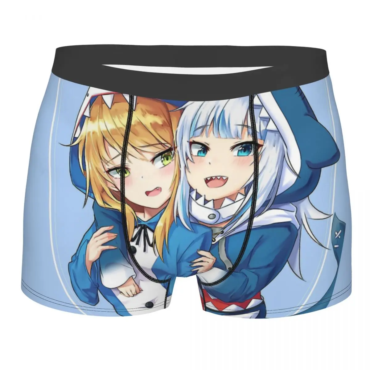 

Hololive Vtuber Gawr Gura Underpants Cotton Panties Male Underwear Ventilate Shorts Boxer Briefs