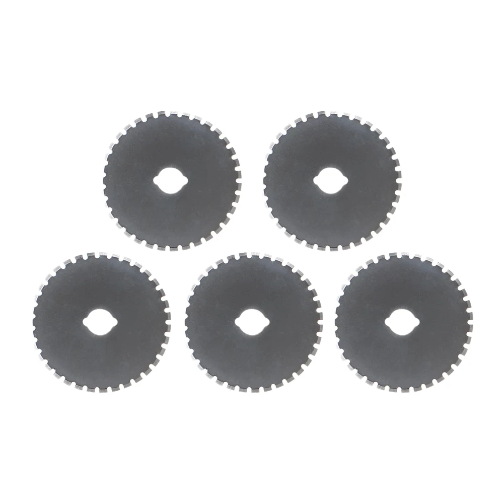 5 Pack 45mm SKS-7 Preforator Blades Rotary Cutter Blades W/ Plastic Case For Paper Crochet Edge Project Hand Tools
5 Pack 45mm SKS-7 Preforator Blades Rotary Cutter Blades W/ Plastic Case For Paper Crochet Edge Project Hand Tools