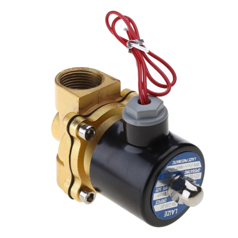 YYSD 3/4" 220V Electric Solenoid for Valve Pneumatic 2 Port Water Oil Air Gas 2W-200-
YYSD 3/4" 220V Electric Solenoid for Valve Pneumatic 2 Port Water Oil Air Gas 2W-200-