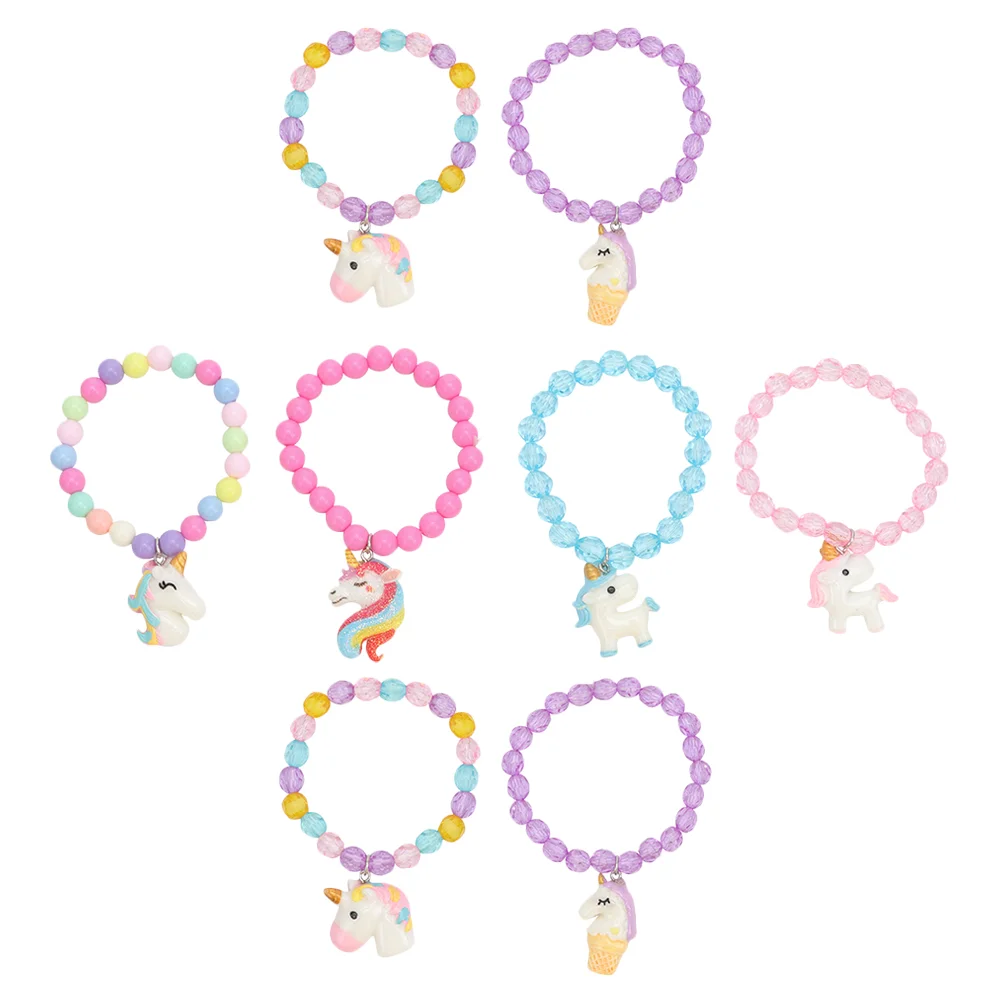 8 PCS Little Girls Toys Bracelet Colorful Beads Bracelets Kids Unicorn Fashion Beaded Cartoon Wrist Decor Toddler
8 PCS Little Girls Toys Bracelet Colorful Beads Bracelets Kids Unicorn Fashion Beaded Cartoon Wrist Decor Toddler