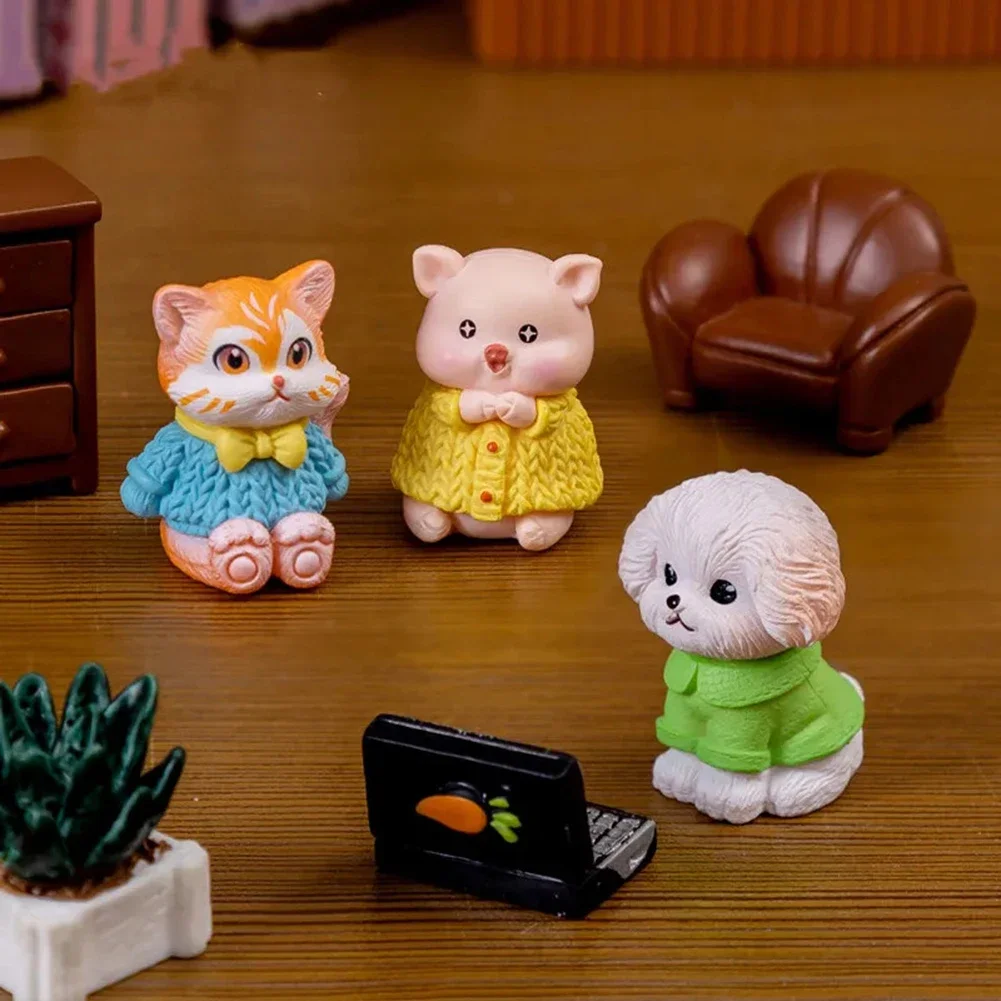 Figurines Miniatures Cute Dog Cat Pig Animals Micro Landscape Ornaments For Home Decorations Room Decor Desk Accessories Gift/
Figurines Miniatures Cute Dog Cat Pig Animals Micro Landscape Ornaments For Home Decorations Room Decor Desk Accessories Gift/