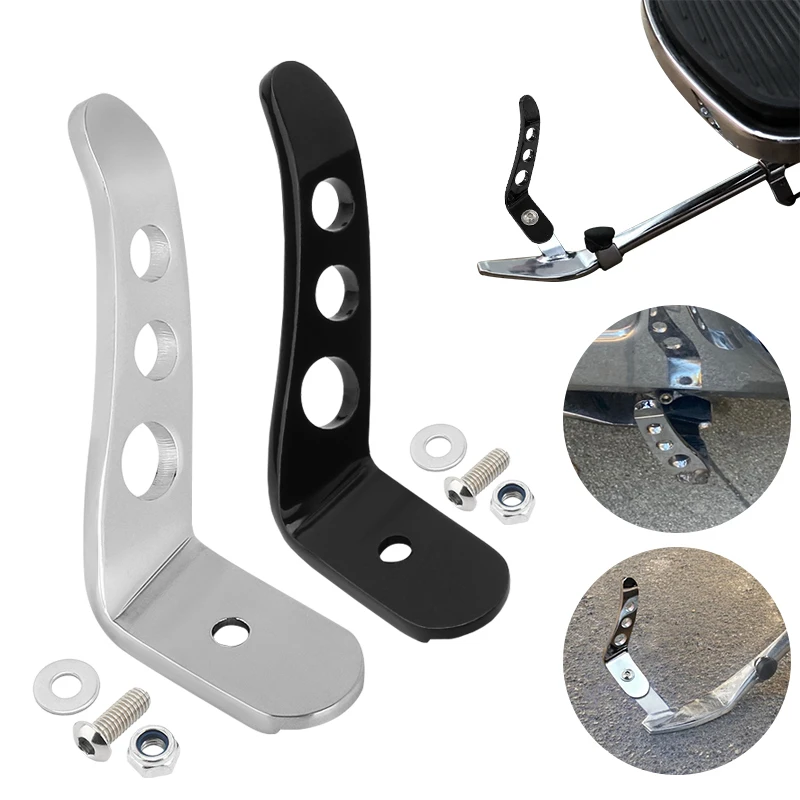 Motorcycle Chrome Black Foot Pedal Stand Kickstand Extension Kit For Harley Touring Road King Street Glide CVO 1991-2022
Motorcycle Chrome Black Foot Pedal Stand Kickstand Extension Kit For Harley Touring Road King Street Glide CVO 1991-2022