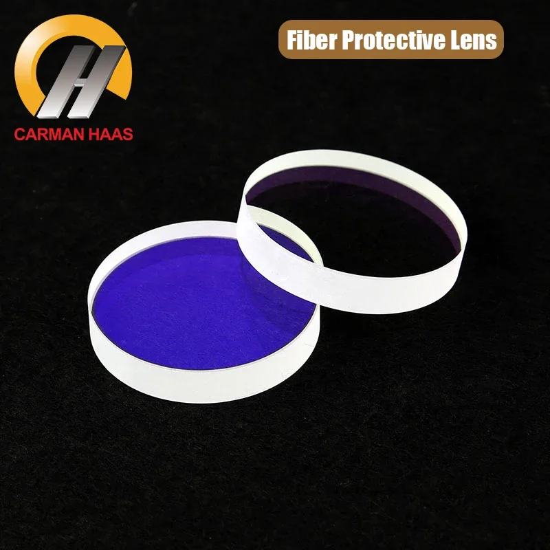 

Carmanhaas 1064nm Fiber Laser Protective Window Lens Under 6KW Protective Fused Silica Lenses for Cutting Machine 10 Pcs/Lot