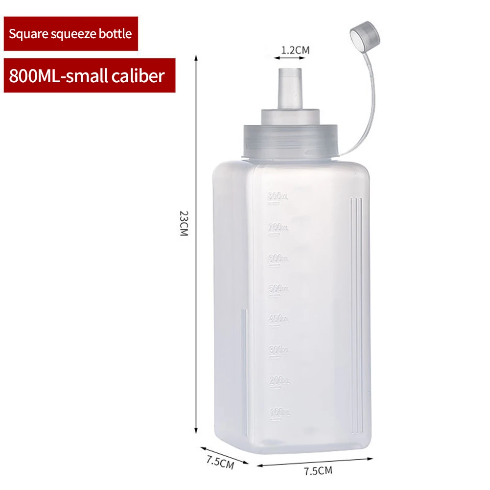 800/1000ML Squeeze Sauce Bottle Squirt Bottle Dressing Bottle Dustproof Food Dispenser Kitchen Tools Small Diameter
800/1000ML Squeeze Sauce Bottle Squirt Bottle Dressing Bottle Dustproof Food Dispenser Kitchen Tools Small Diameter