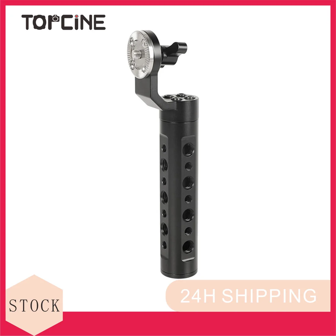Topcine Rosette Side Handle with ARRI M6 Thread for 15mm DSLR Shoulder Rig Rail Block System and Camera Cage
Topcine Rosette Side Handle with ARRI M6 Thread for 15mm DSLR Shoulder Rig Rail Block System and Camera Cage