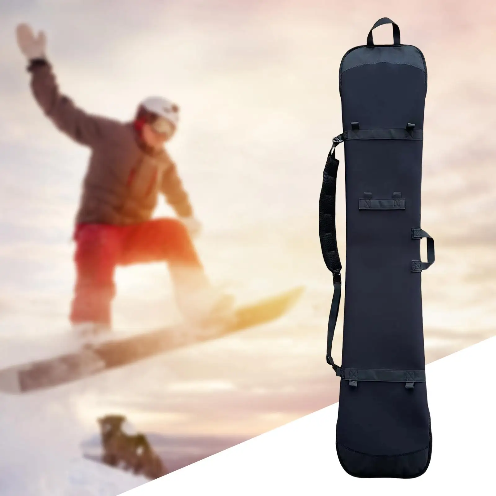 3.5mm Neoprene Snowboard Travel Bag Carry Adjustable Shoulder Strap Soft Cover Protection Sleeve for Winter Snow Board Longboard
3.5mm Neoprene Snowboard Travel Bag Carry Adjustable Shoulder Strap Soft Cover Protection Sleeve for Winter Snow Board Longboard