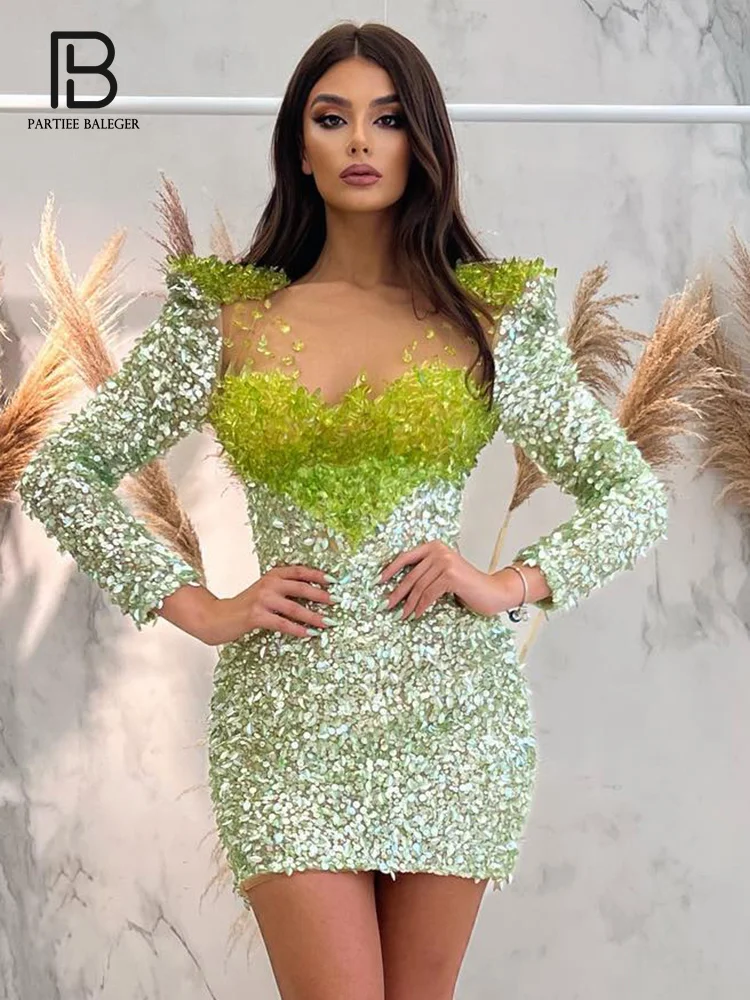 Dresses For Women 2023 Colorful Crystal Sequins Embellished Nude Mesh O Neck Long Sleeve Cocktail Evening Party Bodycon Dress
Dresses For Women 2023 Colorful Crystal Sequins Embellished Nude Mesh O Neck Long Sleeve Cocktail Evening Party Bodycon Dress