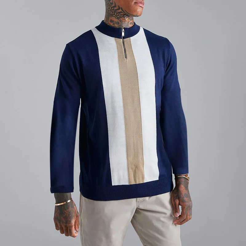 Men's Sweater Autumn And Winter New Fashion Trend Color Design Casual Large Size Sweater
Men's Sweater Autumn And Winter New Fashion Trend Color Design Casual Large Size Sweater