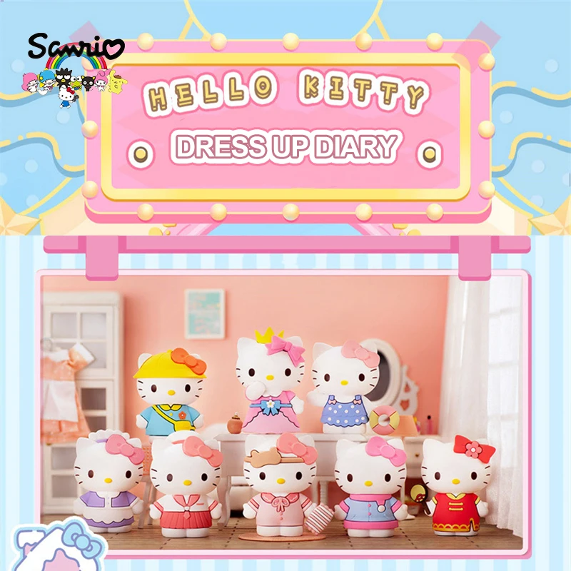 Sanrio Hello Kitty Dress Up Diary Series Doll Blind Box Anime Peripheral Desktop Decoration Kawaii Car Children's Toy Girls Gift
Sanrio Hello Kitty Dress Up Diary Series Doll Blind Box Anime Peripheral Desktop Decoration Kawaii Car Children's Toy Girls Gift