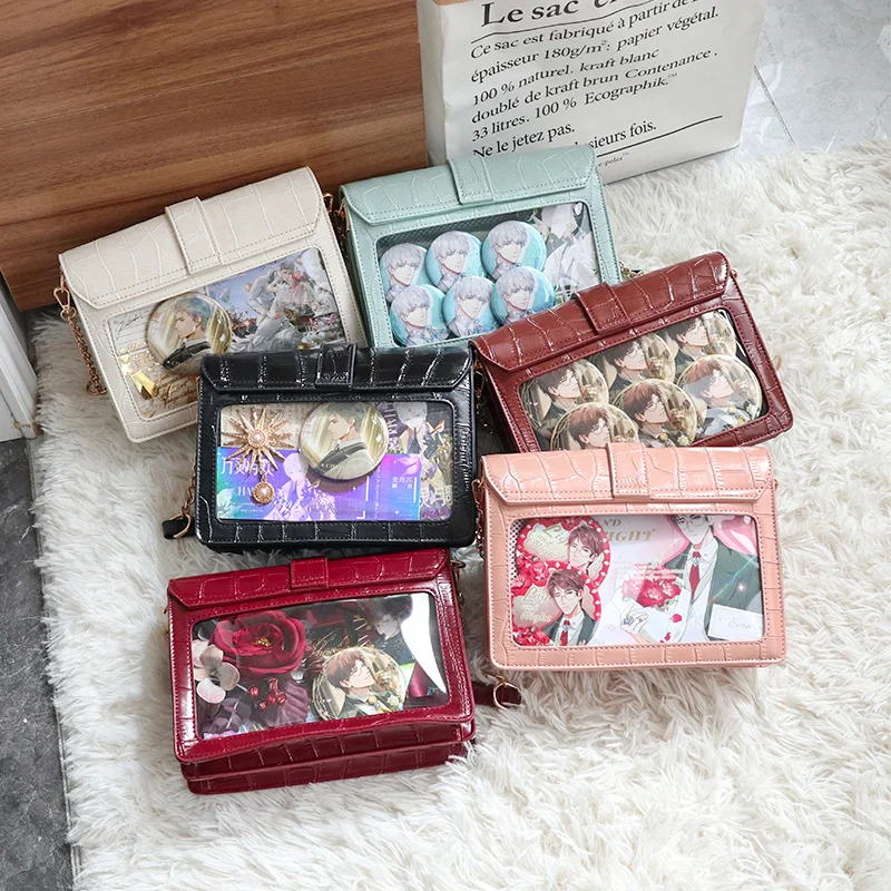 Original Itabag Korean Fashion Crocodile Pattern Y2k Aesthetic Women Shoulder Bag All Match Transparent Lolita Sweet Girl ItaBag
Original Itabag Korean Fashion Crocodile Pattern Y2k Aesthetic Women Shoulder Bag All Match Transparent Lolita Sweet Girl ItaBag