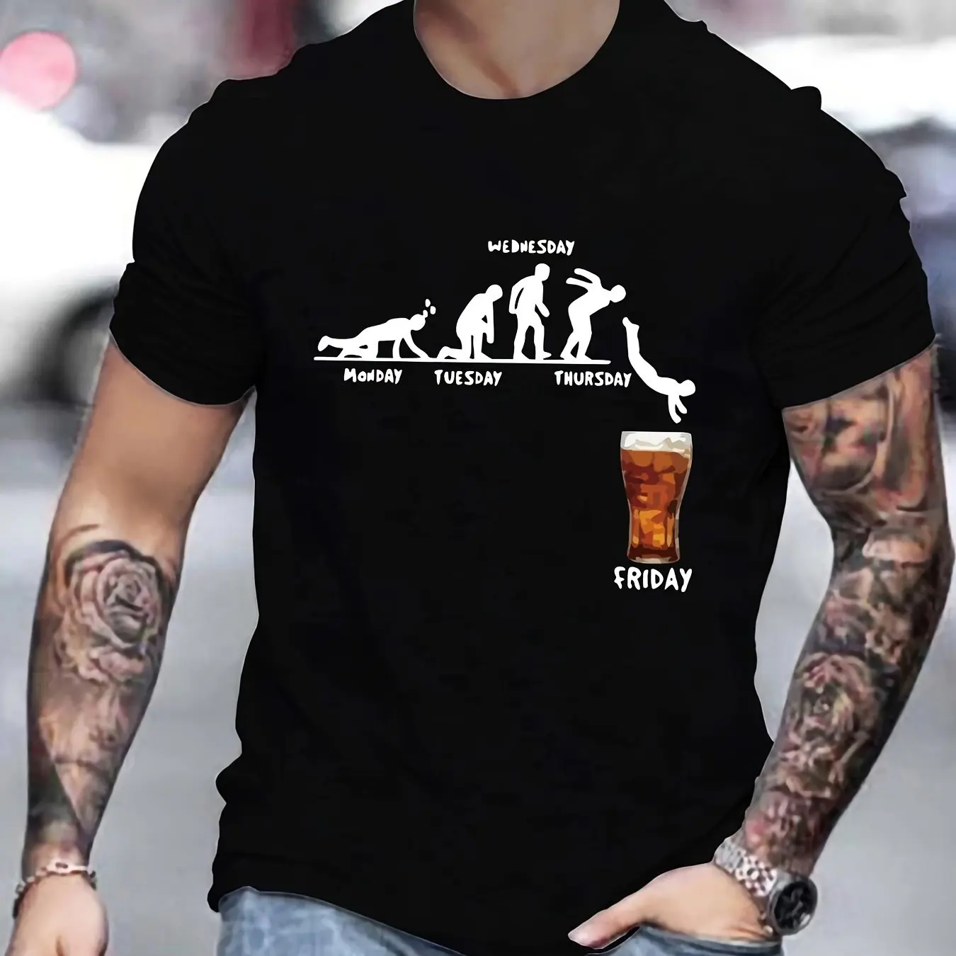 Men's Casual T-shirt High Quality Cotton 3d Print Short Sleeve Crew Neck Tee For Summer
Men's Casual T-shirt High Quality Cotton 3d Print Short Sleeve Crew Neck Tee For Summer