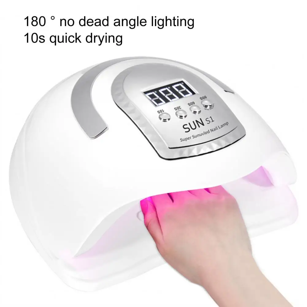 1 Set Nail Art Lamp 10 Seconds Quick Drying 4-Speed Timing Gentle Red Light LED Display Handle Nail UV Lamp Nail Salon Supply
1 Set Nail Art Lamp 10 Seconds Quick Drying 4-Speed Timing Gentle Red Light LED Display Handle Nail UV Lamp Nail Salon Supply