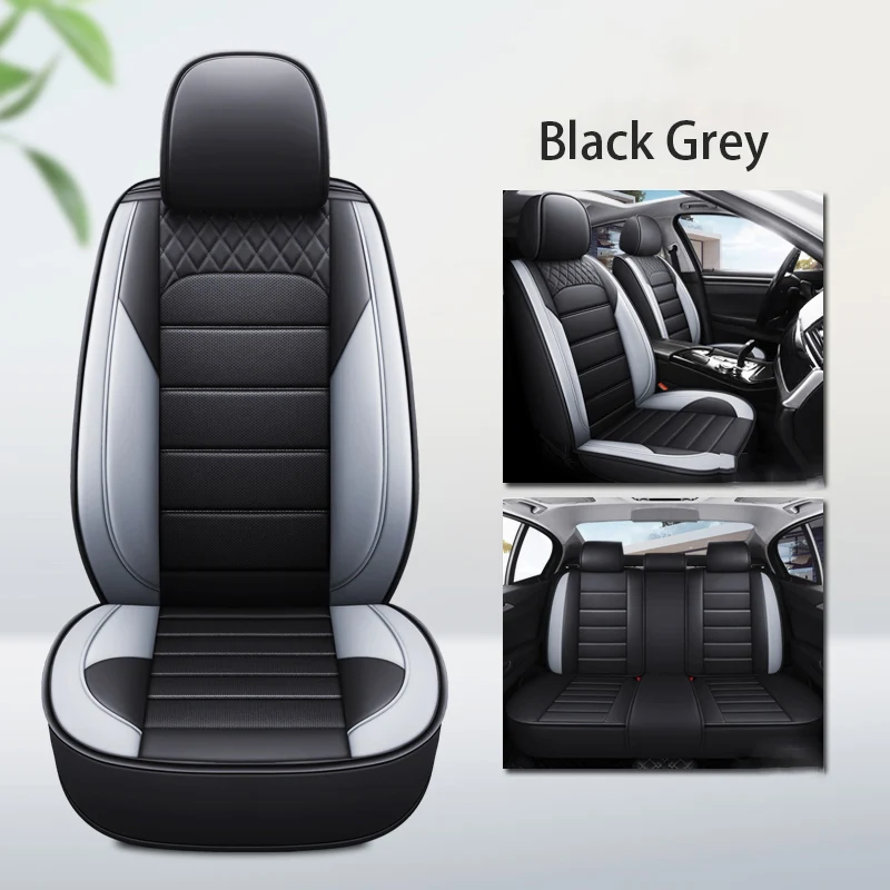 

high-quality Leather Car Seat Cover 98% car model for Toyota Lada Renault Kia Volkswage Honda BMW BENZ car accessories 5 seats