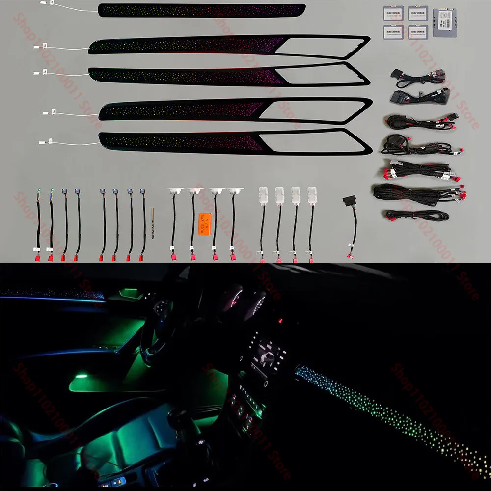 30 Colors New Ambient Light Set For VW Golf 7 Golf 7.5 2014-2020 Button Control Decorative Ambient Light LED Atmosphere Light
30 Colors New Ambient Light Set For VW Golf 7 Golf 7.5 2014-2020 Button Control Decorative Ambient Light LED Atmosphere Light