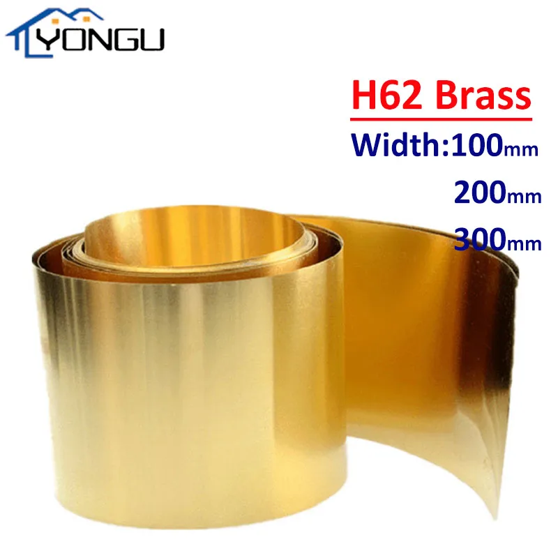0.5/1Meter 99.9% Pure Brass H62 yellow Metal Sheet Foil Plate Thickness 0.01-0.8mm Width 100/200/300mm
0.5/1Meter 99.9% Pure Brass H62 yellow Metal Sheet Foil Plate Thickness 0.01-0.8mm Width 100/200/300mm