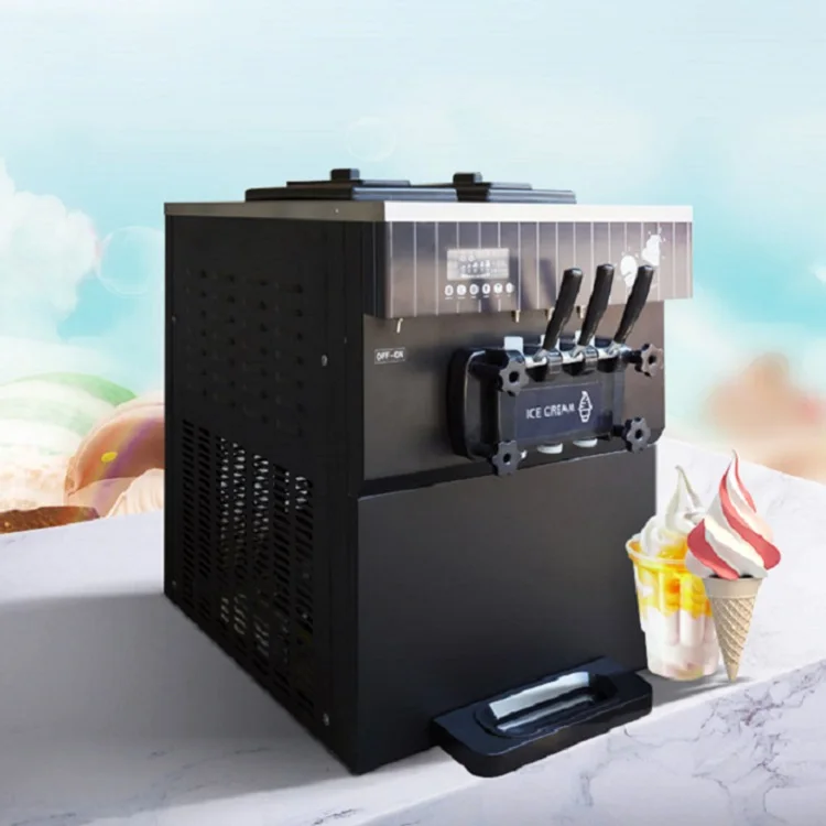 Popular rainbow system portable table top soft serve ice cream machine three flavors automatic soft ice cream vending machine
Popular rainbow system portable table top soft serve ice cream machine three flavors automatic soft ice cream vending machine