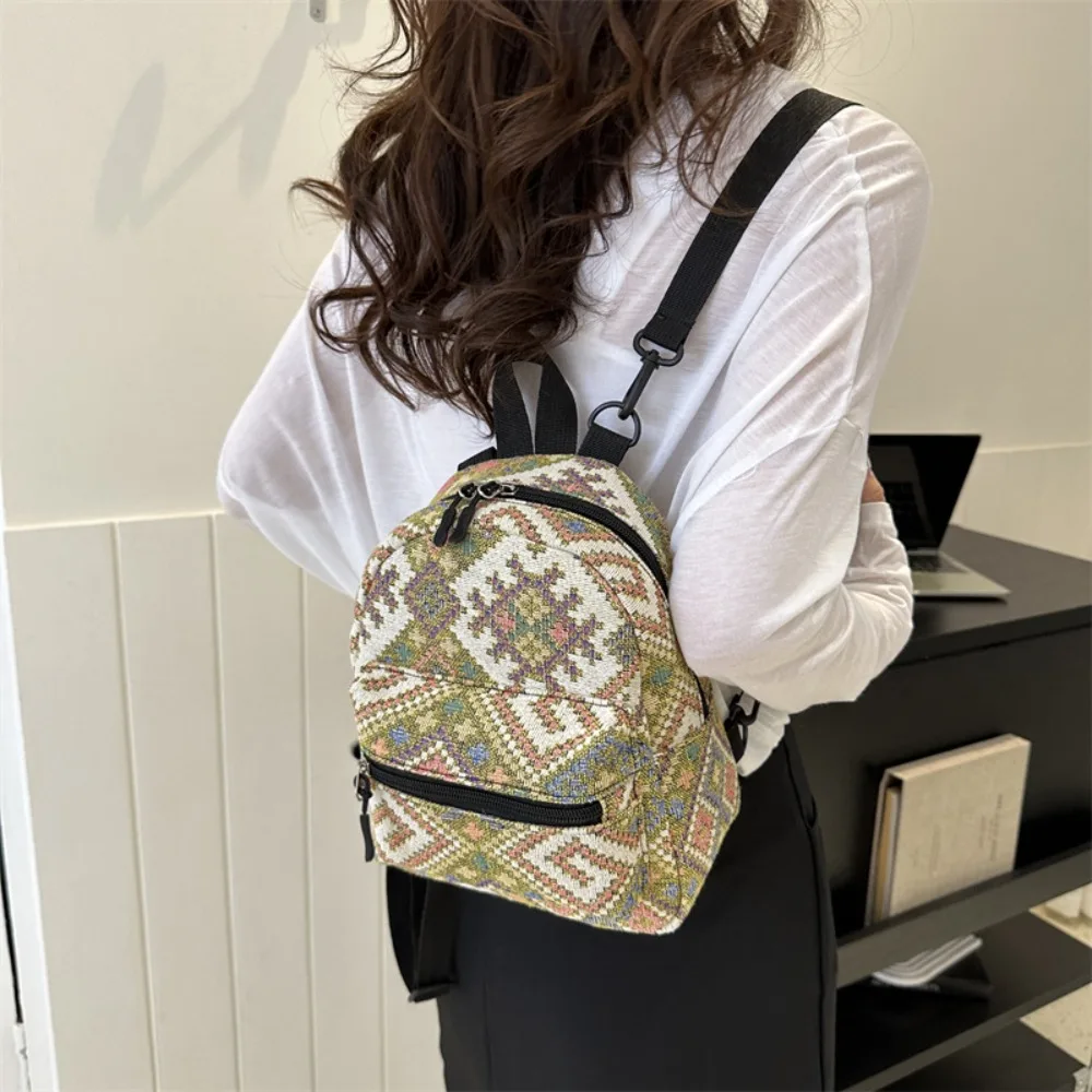 High-capacity Female Backpack Portable Zipper Ethnic Style School Backpack Adjustable Mini Shoulder Bag Adult
High-capacity Female Backpack Portable Zipper Ethnic Style School Backpack Adjustable Mini Shoulder Bag Adult