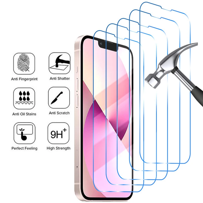 

For Xiaomi 13 12T 11T Pro 10T 11X 12 11 10 Lite 10i 11i 8 9 9SE Redmi Mi K40 K50 K60 K60E Phone Tempered Glass Screen Protector