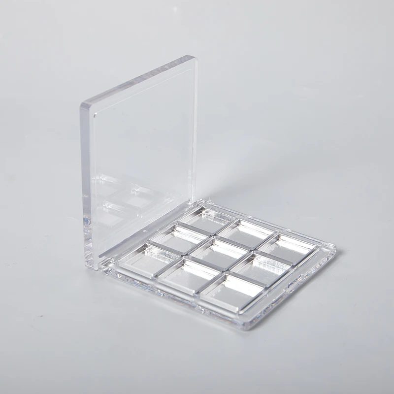 

9 Grids Empty Eyeshadow Palette Eye Makeup Storage Dish DIY Eye Shadow Tool