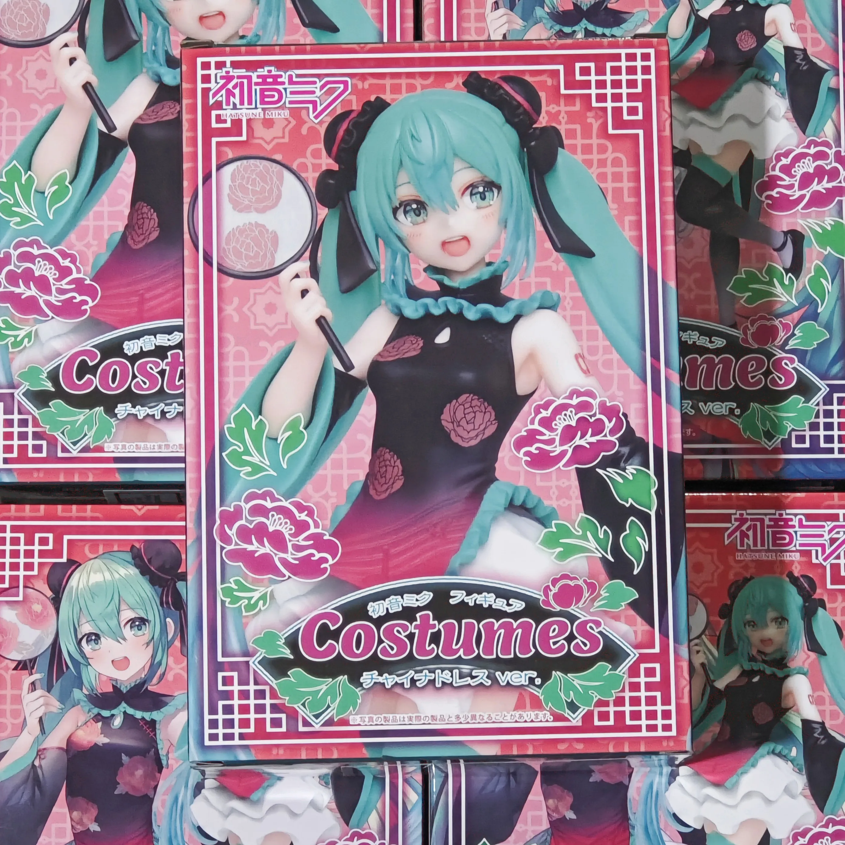 

In Stock 24 hours delivery Original Taito Hatsune Miku Action Anime Figure Costumes China Dress Ver. Cheongsam Boxed Model Gifts