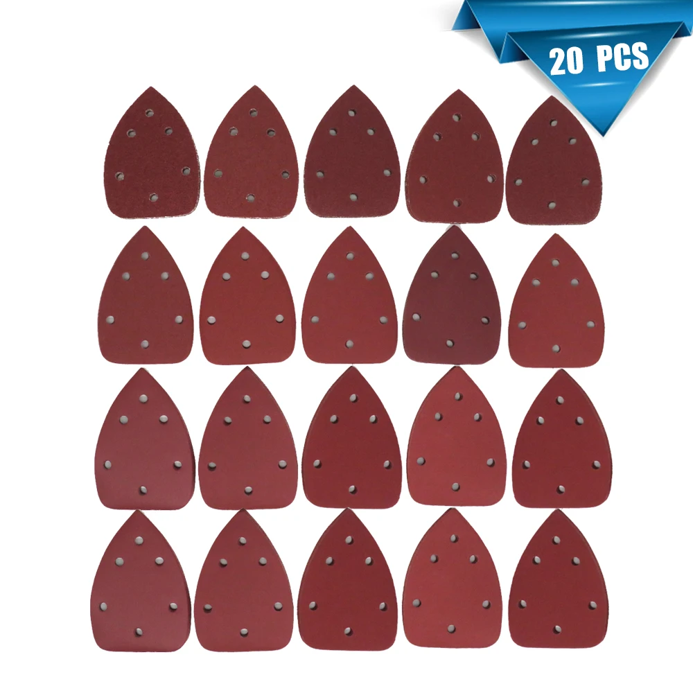 140*90*mm 6Hole Sanding Sheets Triangle Red Sandpaper Hook Loop 40 -1000 Grits Abrasive Sanding Disc For Wood Sanding(20 Pcs)
140*90*mm 6Hole Sanding Sheets Triangle Red Sandpaper Hook Loop 40 -1000 Grits Abrasive Sanding Disc For Wood Sanding(20 Pcs)