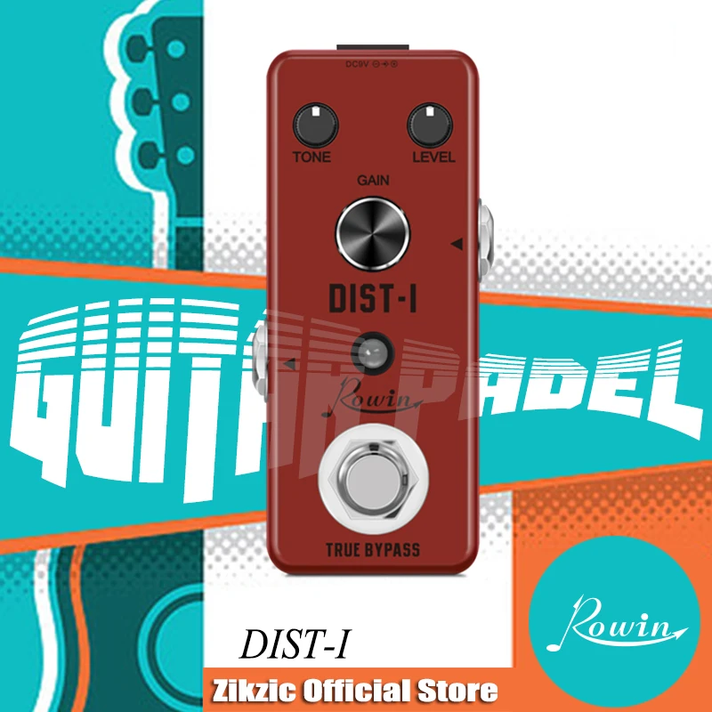 Rowin LEF-301A Guitar Distortion Pedal Realistic Vintage British Amplifer Dist Pedals High Gain Distortion Effect
Rowin LEF-301A Guitar Distortion Pedal Realistic Vintage British Amplifer Dist Pedals High Gain Distortion Effect