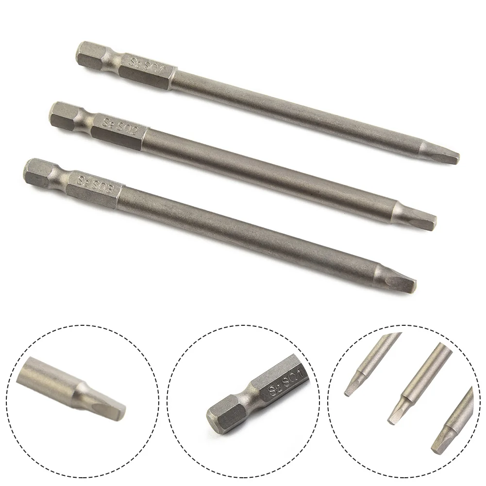 Hand Screwdrivers Head Hand Tool Accessories Screw Driver Bits Square Head 3pcs Electric Hex For Electric Screwdriver
Hand Screwdrivers Head Hand Tool Accessories Screw Driver Bits Square Head 3pcs Electric Hex For Electric Screwdriver