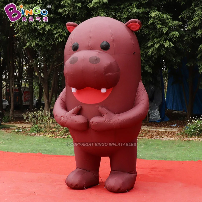 Custom Made 10 Feet Tall Animal Decoration Giant Inflatable Hippopotamus Cartoon for Shopping Mall Toys BG-C0665
Custom Made 10 Feet Tall Animal Decoration Giant Inflatable Hippopotamus Cartoon for Shopping Mall Toys BG-C0665