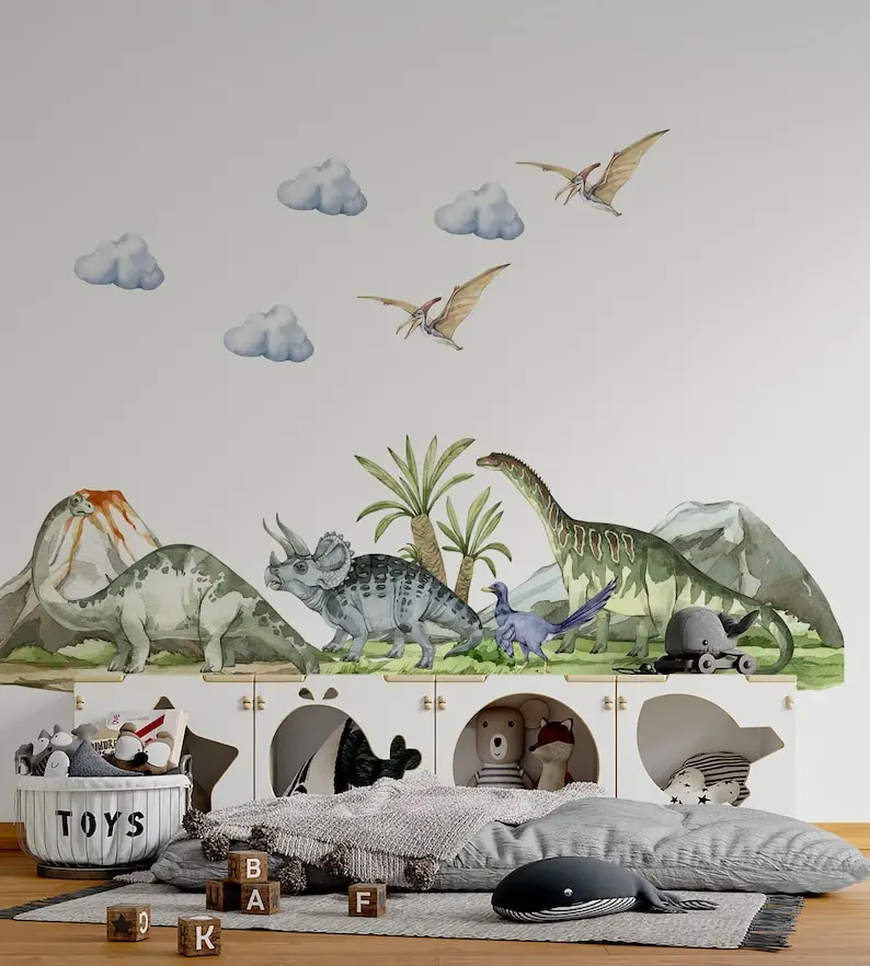 dinosaur wall decal big set, Jurassic World in boy room, dinosaur stickers, dinosaur wall art, kids wall sticker, dinosaur decor
dinosaur wall decal big set, Jurassic World in boy room, dinosaur stickers, dinosaur wall art, kids wall sticker, dinosaur decor