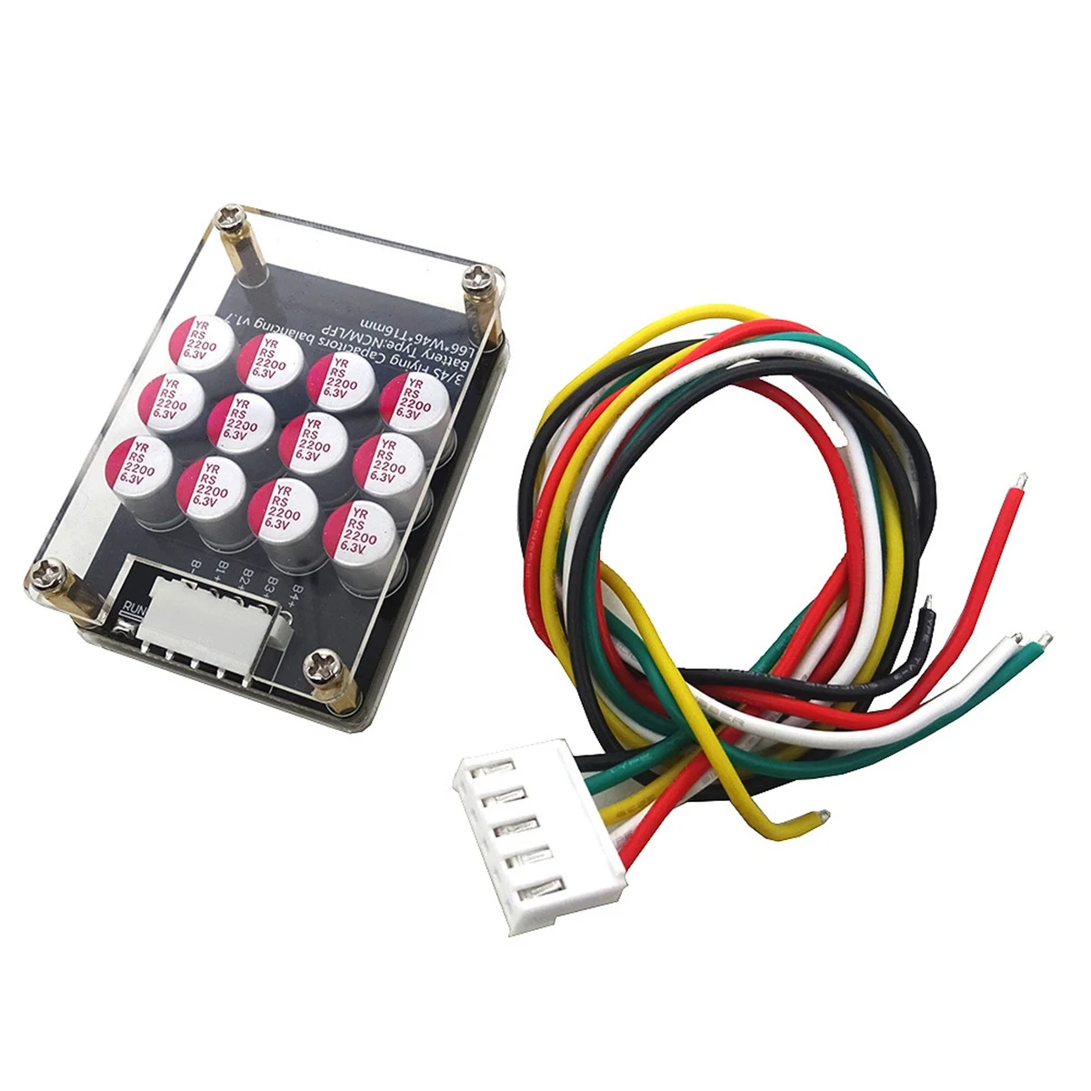 4S 5A Cluster Equalizer Active BMS Board Lithium Battery Lifepo4 Battery Equalizer Capacitor (with Case+Terminal Wire)
4S 5A Cluster Equalizer Active BMS Board Lithium Battery Lifepo4 Battery Equalizer Capacitor (with Case+Terminal Wire)