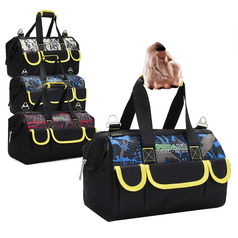 Multi-Function Tool Bag Oxford Cloth Electrician Bag, Multi-Pocket Waterproof Anti-Fall Storage Bag
Multi-Function Tool Bag Oxford Cloth Electrician Bag, Multi-Pocket Waterproof Anti-Fall Storage Bag