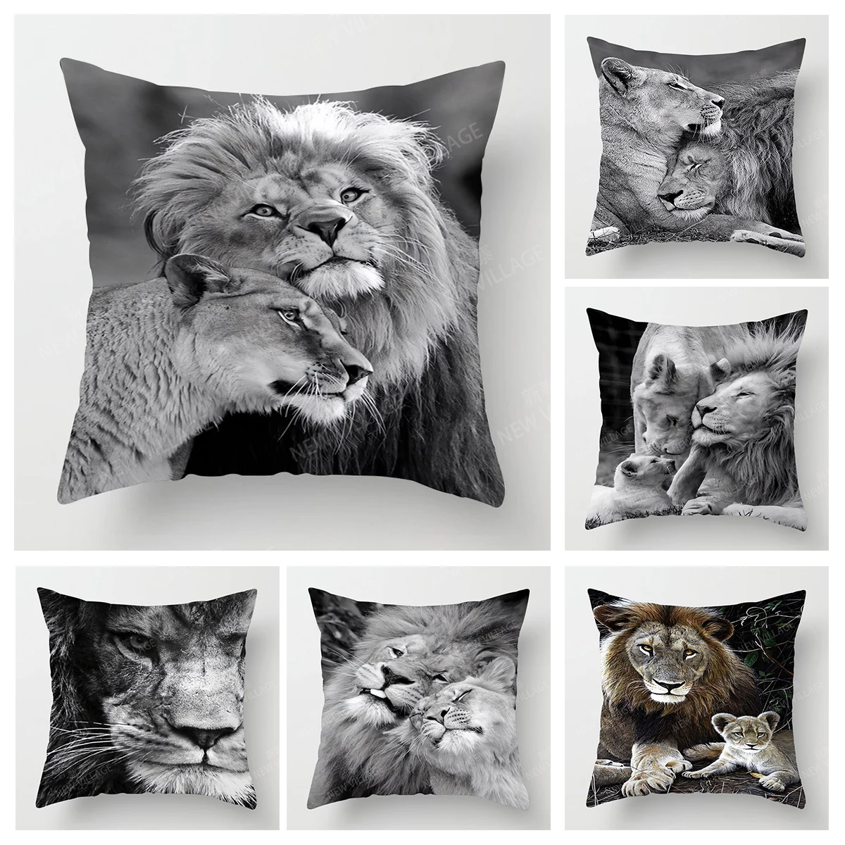 

Home living room natural and Animal Styles decoration cushion cover home throw pillow covers45*45 pillowcase40x40cm 50x50 45x45