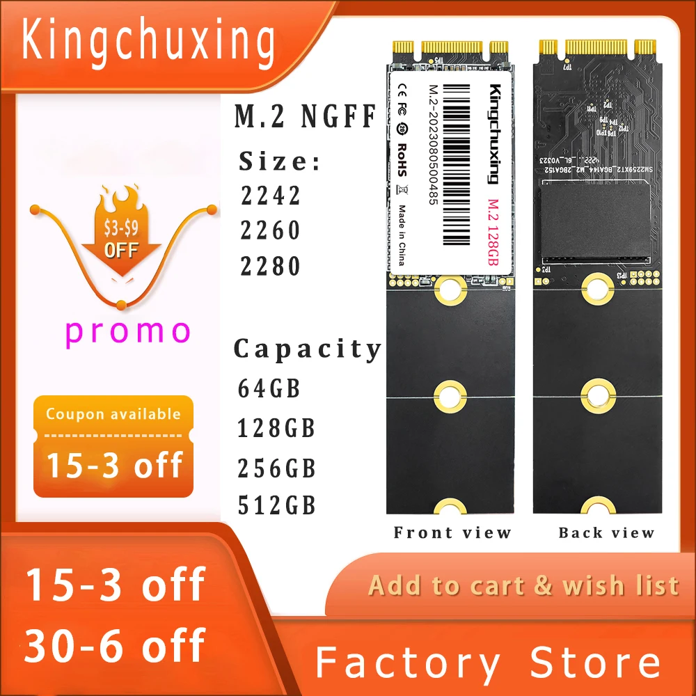 

11,11 Kingchuxing SSD M2 NGFF SATA 2 ТБ 1 ТБ 512 ГБ 256 ГБ 128 ГБ HDD M.2 SSD 2242 2260 2280 Hdd жесткий диск для ноутбуков и настольных компьютеров