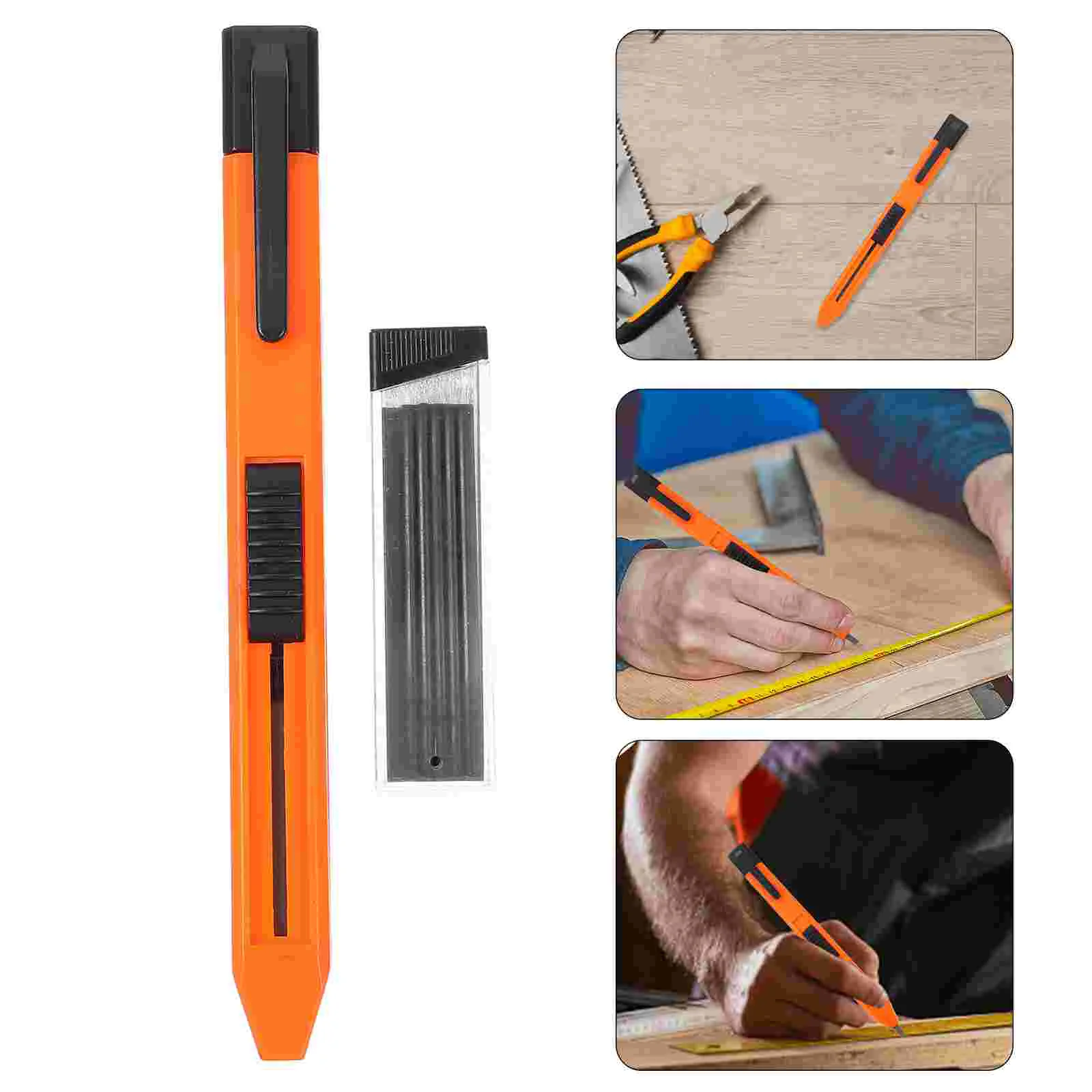 1 Set Woodworking Mechanical Pencil Drawing Engineering Marker Pencil Mechanical Pencil 
1 Set Woodworking Mechanical Pencil Drawing Engineering Marker Pencil Mechanical Pencil