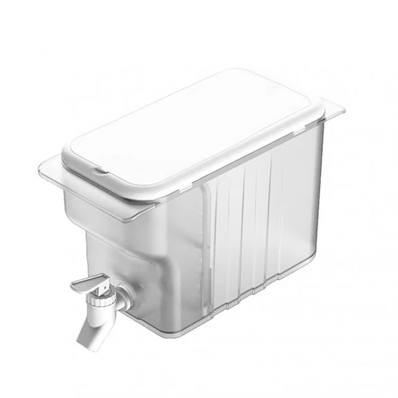 

2X 4.5L Refrigerator Cold Kettle With Faucet Lemonade Bottle Drinkware Kettle Pot Beverage Dispenser Cool Water Bucket