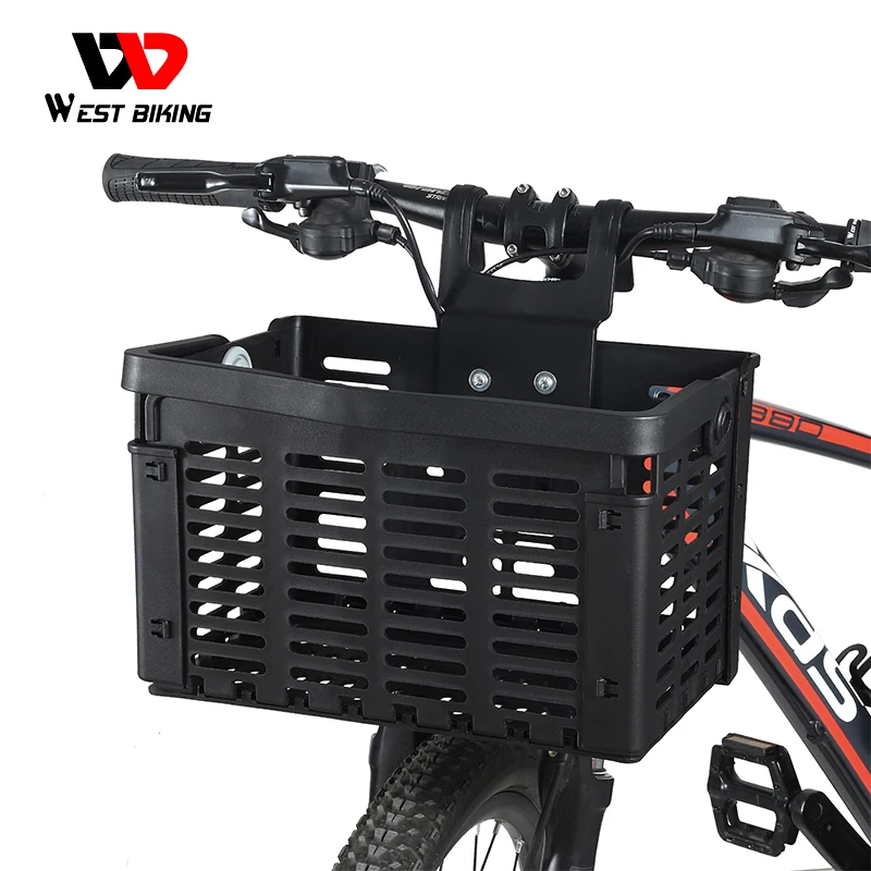 WEST BIKING Foldable Bicycle Front Basket MTB Road Bike Handlebar Bag Multi-functional Durable Rear Pannier Cycling Accessories
WEST BIKING Foldable Bicycle Front Basket MTB Road Bike Handlebar Bag Multi-functional Durable Rear Pannier Cycling Accessories