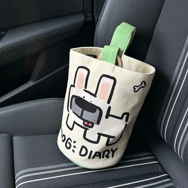 Cartoon Dog Printed Canvas Bucket Bag Handbag, Fade-resistant Lightweight Durable Canvas Bag
Cartoon Dog Printed Canvas Bucket Bag Handbag, Fade-resistant Lightweight Durable Canvas Bag