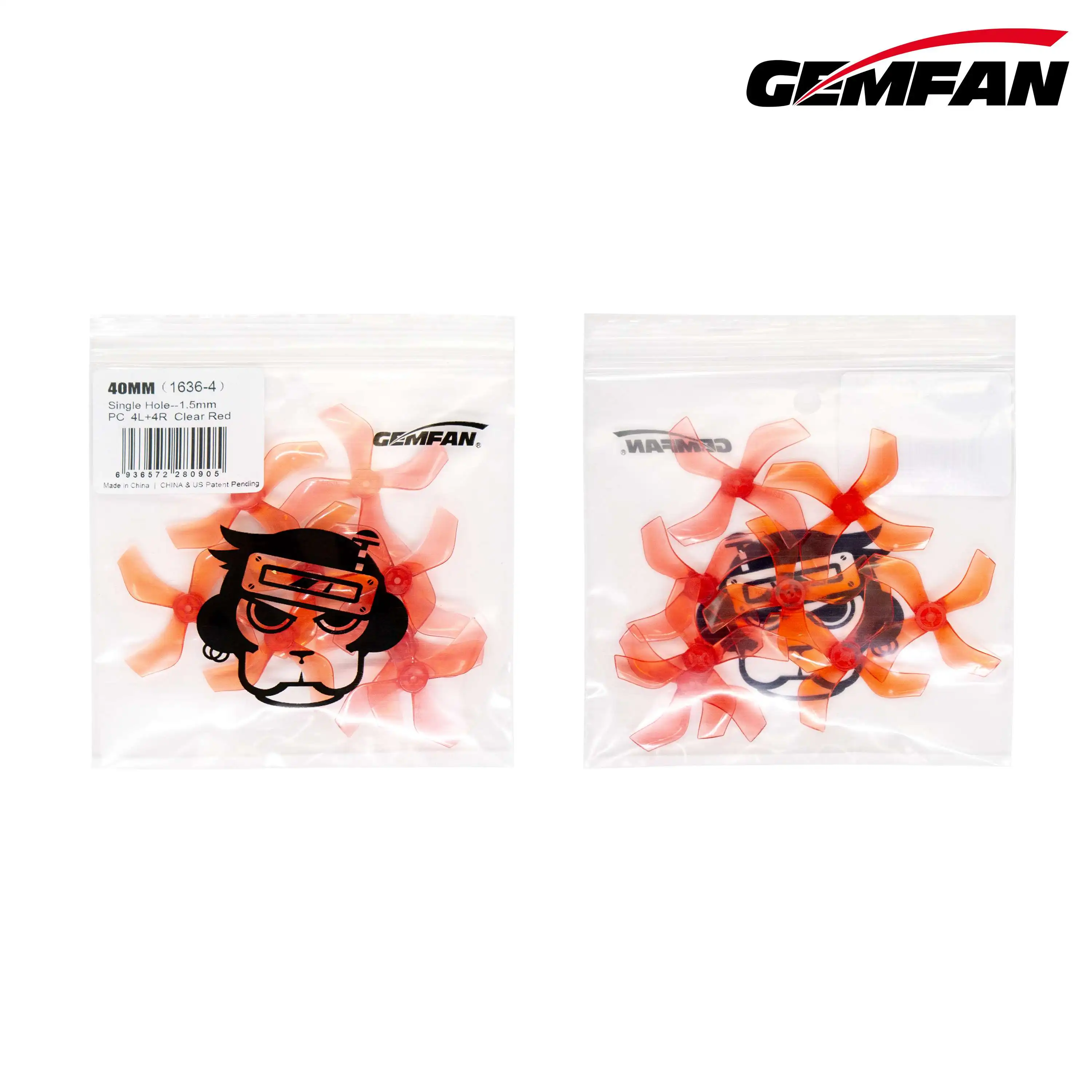Gemfan 1636 1.6X3.6X4 4-Blade 40mm Single Hole Version 1mm 1.5mm for FPV Freestyle Tinywhoop Drones DIY Parts
Gemfan 1636 1.6X3.6X4 4-Blade 40mm Single Hole Version 1mm 1.5mm for FPV Freestyle Tinywhoop Drones DIY Parts