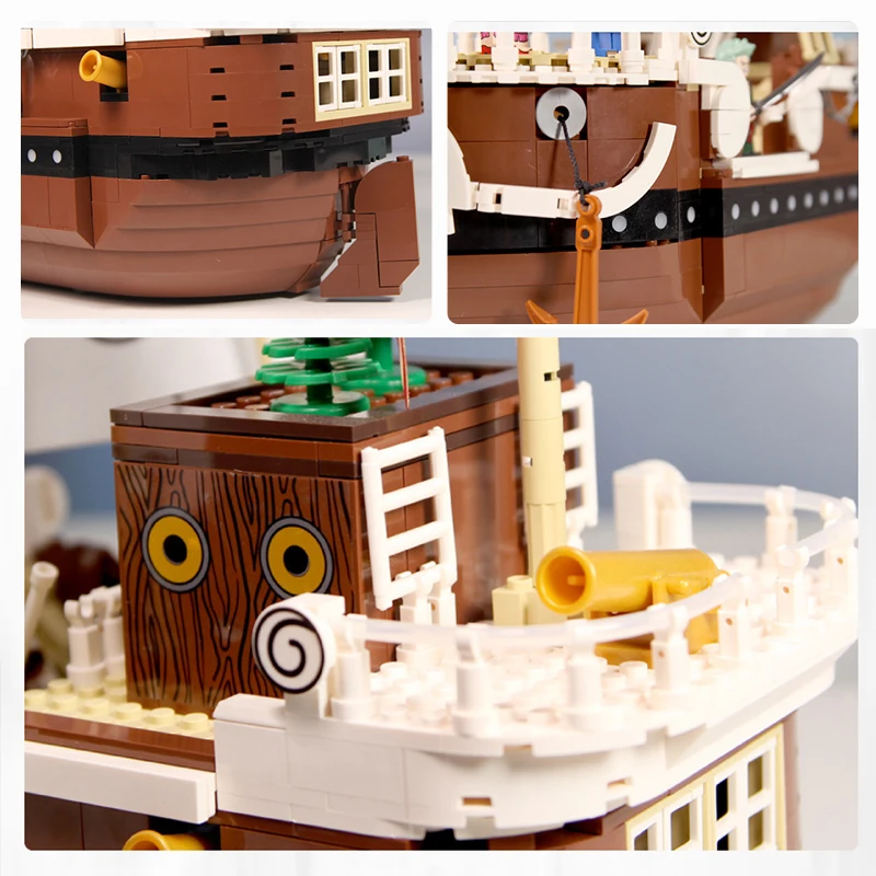 1048PCS MOC The Merri Pirate Ship Building Blocks Movie Game Corsair Pirate Boat Model Bricks Set With Figure Puzzle Toys Gift 1048PCS MOC The Merri Pirate Ship Building Blocks Movie Game Corsair Pirate Boat Model Bricks Set With Figure Puzzle Toys Gift