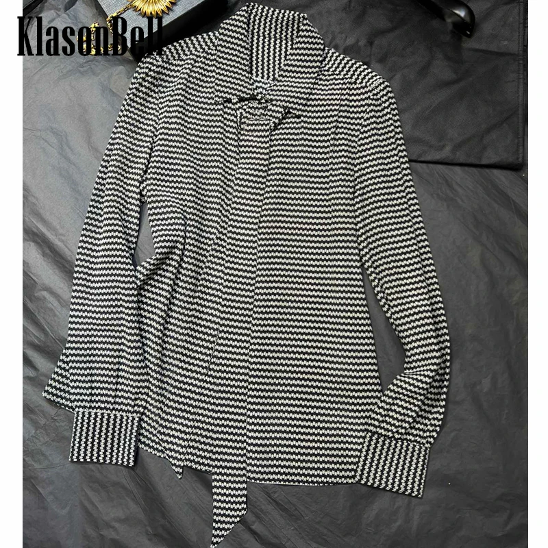 1.10 KlasonBell Elegant Print Silk Lapel Collar Blouse For Women Temperament Bow Ribbon Detachable Long Sleeve Shirt
1.10 KlasonBell Elegant Print Silk Lapel Collar Blouse For Women Temperament Bow Ribbon Detachable Long Sleeve Shirt
