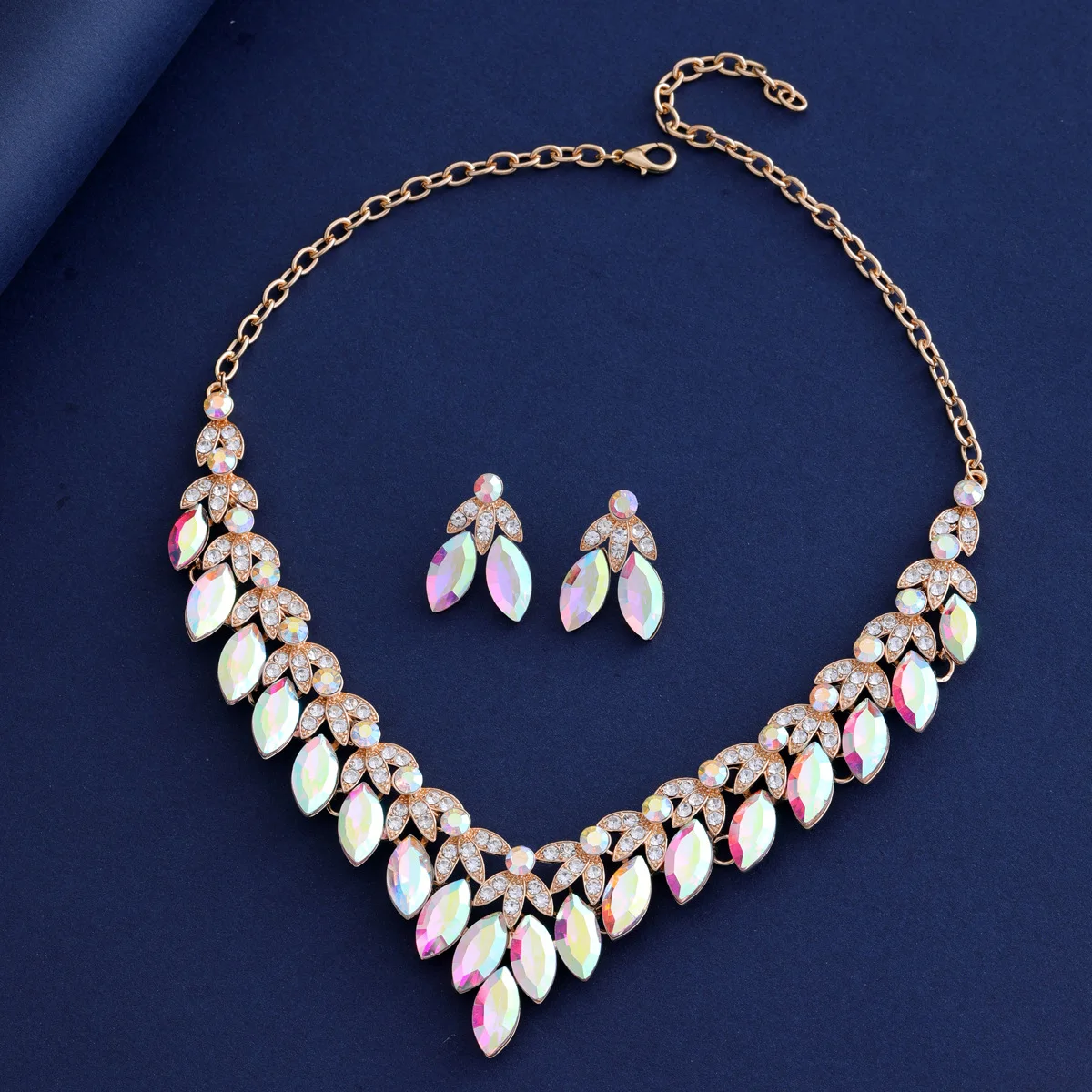 3 PCS Women's Metal Jewelry Set Adjustable Necklace Earrings Set Girls Day Jewelry Wedding Party Jewelry 9 Mallzona S85f08362c0cc436bb8a0878286f36fa6S 3 PCS Women's Metal Jewelry Set Adjustable Necklace Earrings Set Girls Day Jewelry Wedding Party Jewelry Mallzona