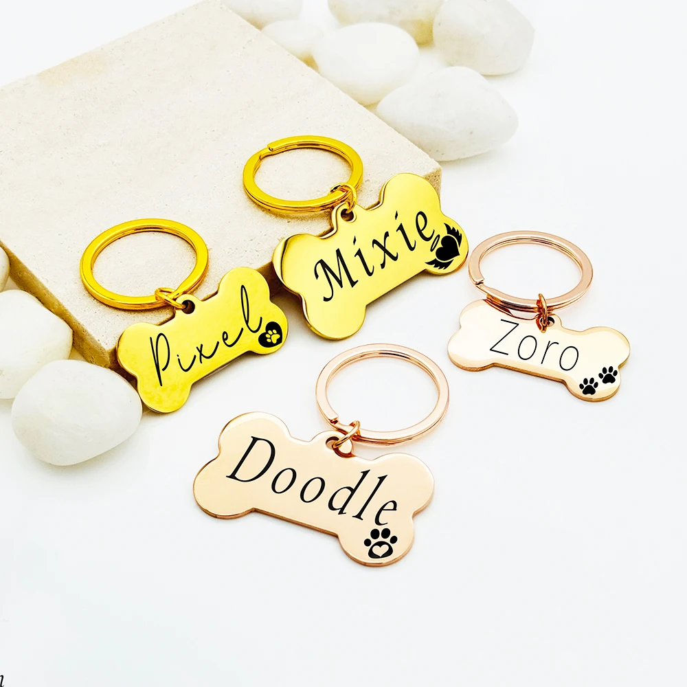 Personalized Bone Dog Collar Custom Engraved Dog Name Pet Collar Pendant for Small Medium Large Dogs Puppy Keyring
Personalized Bone Dog Collar Custom Engraved Dog Name Pet Collar Pendant for Small Medium Large Dogs Puppy Keyring