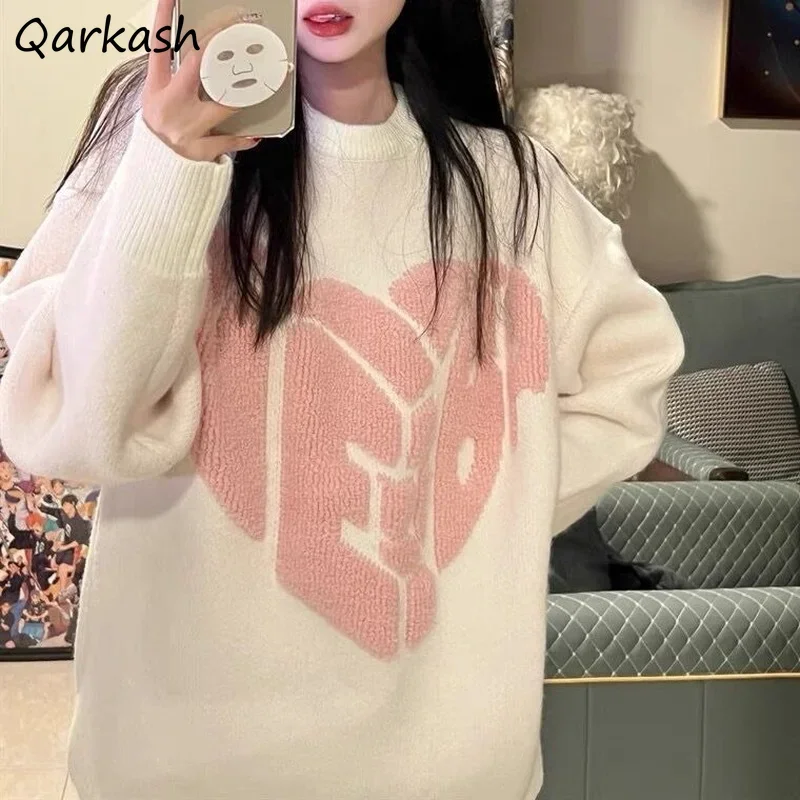 Pullovers Women Sweaters Loose Autumn Warm Korean Fashion Simple Slouchy Knitwear O-neck All-match Cozy Vintage Ins Patchwork
Pullovers Women Sweaters Loose Autumn Warm Korean Fashion Simple Slouchy Knitwear O-neck All-match Cozy Vintage Ins Patchwork