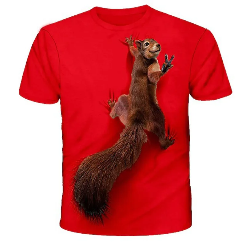 Men's T-shirt Printing Cotton Short Sleeve Daily Street Clothing Tops Funny Pattern Squirrel Round Neck 3D Y2k 2023 Summer Style
Men's T-shirt Printing Cotton Short Sleeve Daily Street Clothing Tops Funny Pattern Squirrel Round Neck 3D Y2k 2023 Summer Style