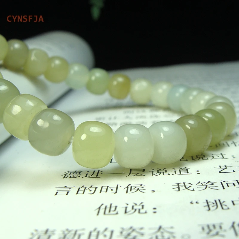 CYNSFJA Real Certified Natural Hetian Nephrite Jade Lucky Charms Easthetic Beads Jade Bracelet Choice Quality Blessing Gift
CYNSFJA Real Certified Natural Hetian Nephrite Jade Lucky Charms Easthetic Beads Jade Bracelet Choice Quality Blessing Gift